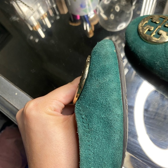 Tory Burch teal flats - Picture 2 of 3